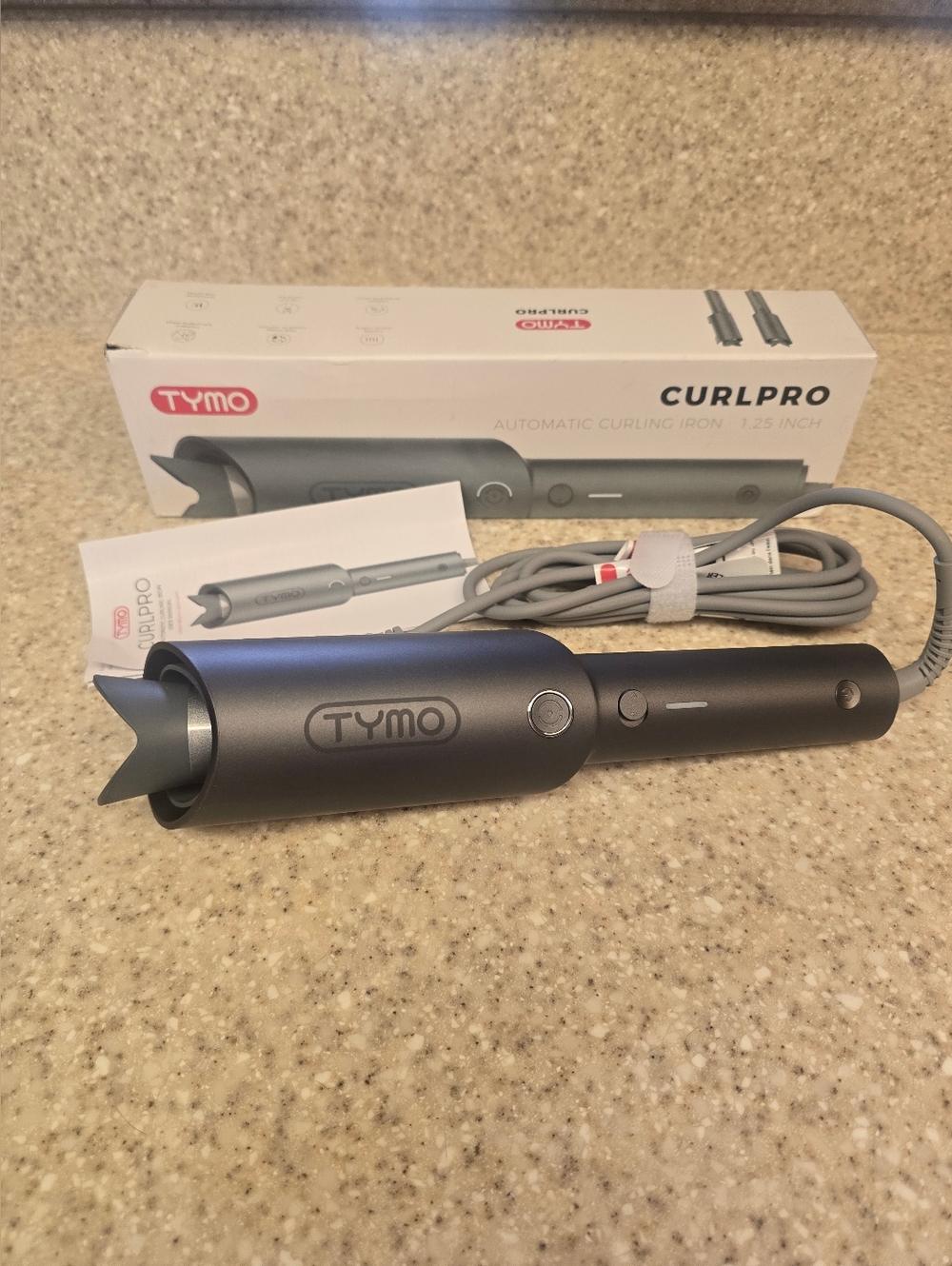 TYMO Automatic Rotating Curling Iron - TYMO CURLPRO Beach Waves Curling Wand